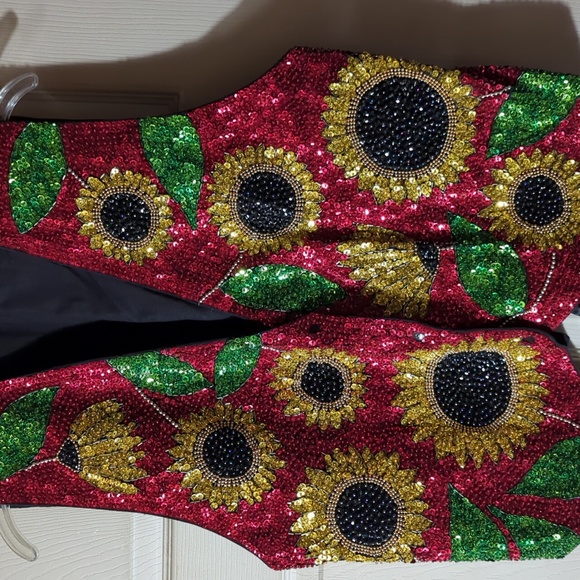 Sequined vest medium size - Picture 1 of 3